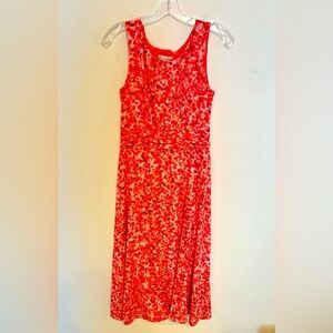 Dressbarn Knit Coral Maxi Dress